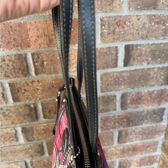 Coach Poppy Plaid Signature Tote Bag - Picture 5 of 10